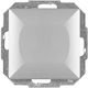 Abex Recessed Rotary Switch with Key without Frame Silver