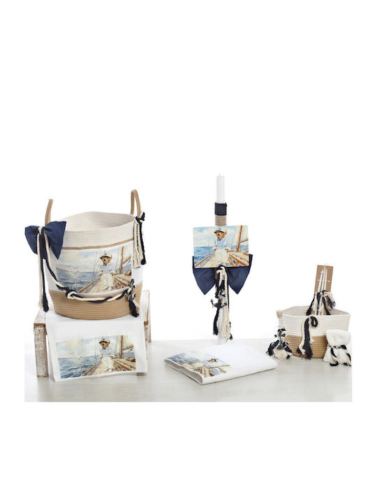 Комплект за кръщене "Nautical Elegance" Мече 2637