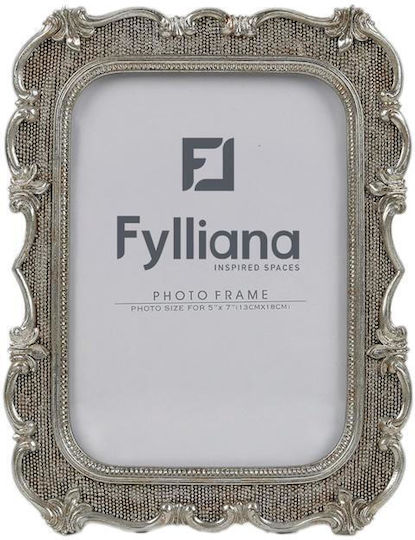 Fylliana Κορνίζα με Ασημί Πλαίσιο Πλαστική 13x18 Fylliana Κορνίζα με Ασημί Πλαίσιο Πλαστική 13x18