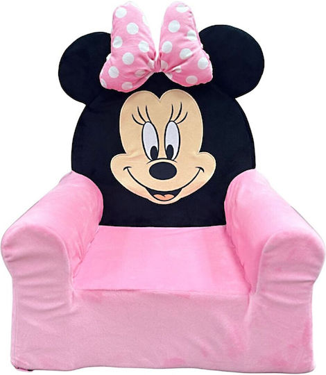 Fotoliu Pentru Copii Minnie 34x47x48cm Roz