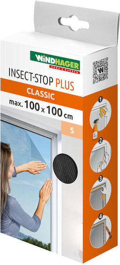 Windhager Moskitonetz Fenster 100x100cm
