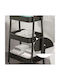 Verk Group Metal Kitchen Trolley Black
