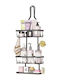 Wall Mounted Bathroom Shelf Metallic Black