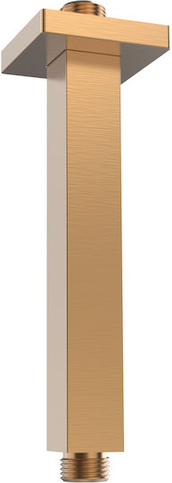 Βραχίονας Παροχής Νερού Imex Btc007/orc Ματ Rose Gold Χαλκός Pvd 17εκ