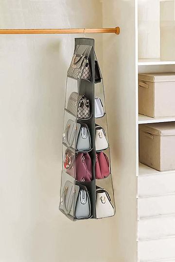 SteweHome Hanging Storage Case for Bags / Shoes 125x37cm
