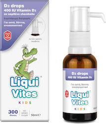 Vican Liqui Vites Kids D3 Drops Vitamin D3 400 IU 30 ml