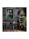 Poster 1968 Bullitt Mustang Cr003 40cm X 50cm White Wooden Frame