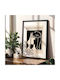 Poster Pablo Picasso Au Palais Des Papes Art077 40cm X 50cm Black Wooden Frame