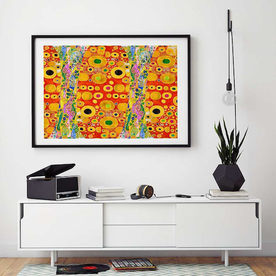 Poster Gustav Klimt Hope Details Art150 40cm X 50cm Brown Wooden Frame
