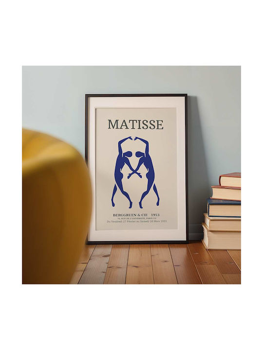Poster Matisse Berggruen & Cie Art016 40cm X 50cm Premium Μαύρο Ξύλινο Κάδρο-55988pd156877f55323