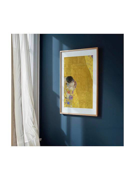 Poster Gustav Klimt Kiss Art155 40cm X 50cm Λευκή Ξύλινη Κορνίζα-56090pd156666f55310