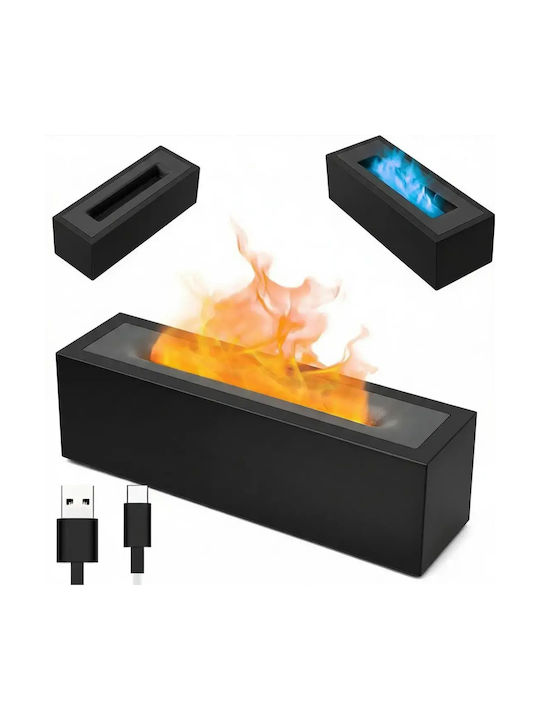 Verk Group LED Ultraschall Aromatherapie-Diffusor mit Timer Schwarz