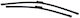 Maxgear Maxgear Set Frontscheibenwischer Gummisatz 650mm/530mm