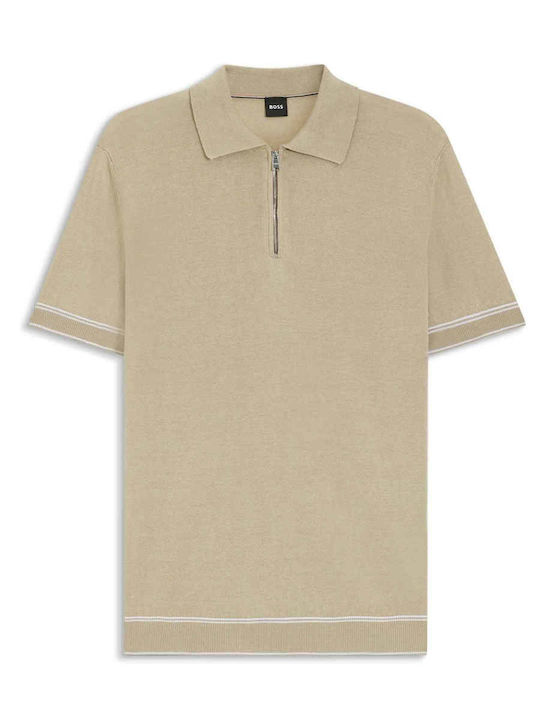 Boss Polo Bluză Bej