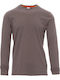 Payper Men's Promotional Long Sleeve Blouse Dark Grey
