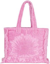 Sun of a Beach Frottee Strandtasche Rosa