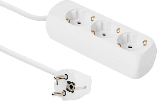 Microconnect Πολύπριζο 3 Θέσεων με Καλώδιο 1.5m