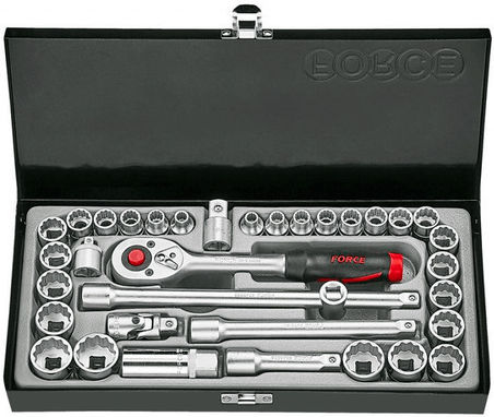 Force 35-Piece Ratchet with Sockets