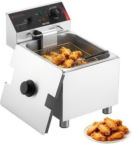 Vevor Ηλεκτρική Φριτέζα 2.5kW Χωρητικότητας 7.5lt