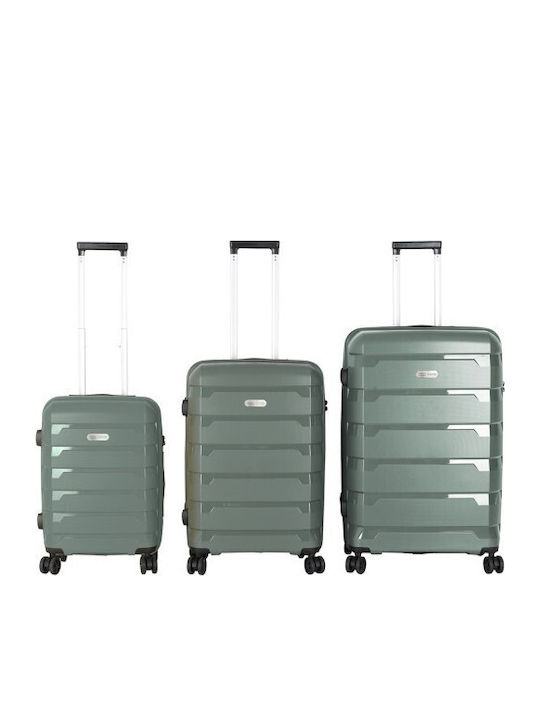 Polo Valize de călătorie rigide kaki set 3 bucăți