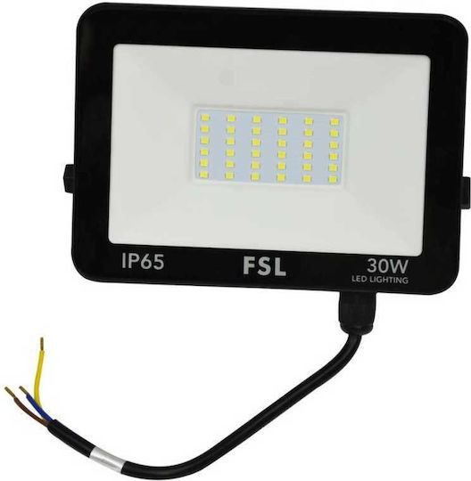 Jiju Proiector LED 30W Alb Rece 6500K