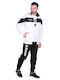 Glossy Sweat Set White/black