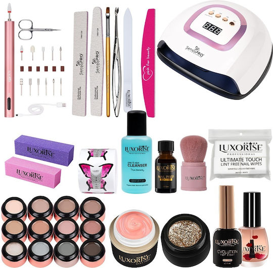 Luxorise Nagellack Aushärtungslampen UV/LED Set 150W Gold