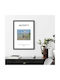 Poster Monet Cliff Walk At Pourville Art009 40cm X 50cm White Wooden Frame