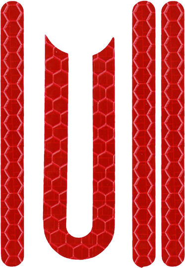 Avizar Reflektierende Aufkleber Xiaomi M365 Pro 3 Vertikal 1 U Rot