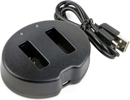 WS Xtreme Power Double Battery Charger Compatible with Canon