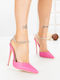 Pantofi cu toc cu toc înalt Fuchsia