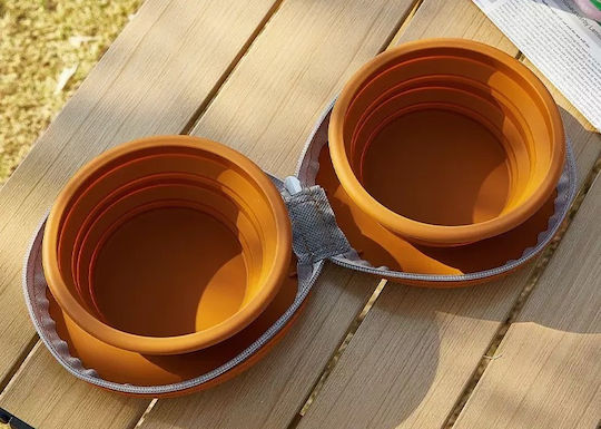 Pet's Choice Silikon Futter- und Wasserschale für Hund & Katze 2x