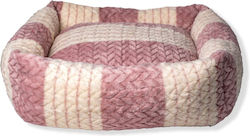 Pink Plush Cat Bed 50x45cm