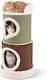 Costway Cat Barrel 3 Levels 2 Caves Ø41 Cm X 85 Cm Pv10562gn