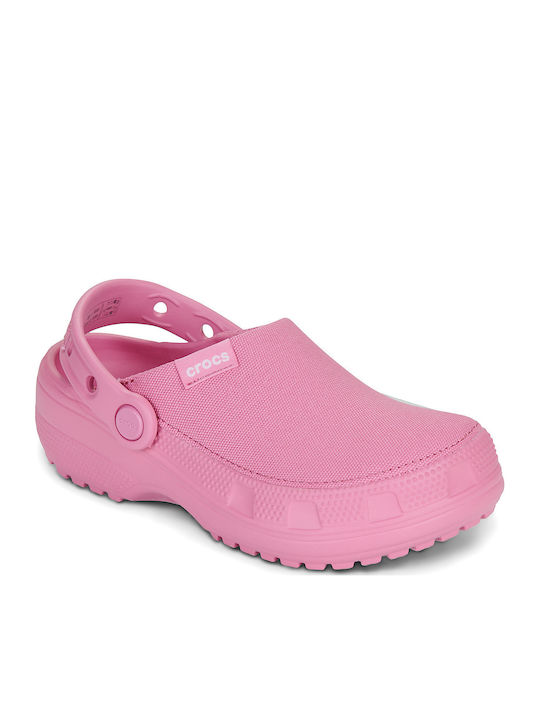 Crocs Classic Kids Anatomic Beach Clogs Pink
