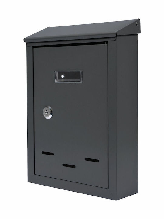 AWTools Пощенски Кутия На Открито Inox В Сив Цвят 30x20x6.5см