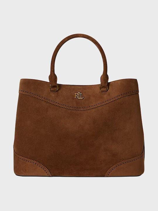 Lauren Leather Women's Shoulder Bag Orange