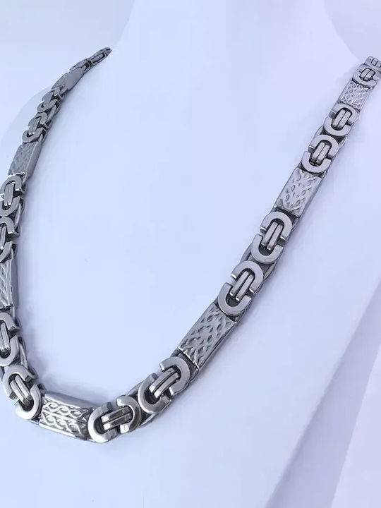 Colier Bizantin Talisman Din Oțel Colier Bizantin Talisman Din Oțel