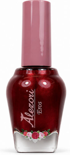 Alezori Гланцов Топ Лак Дълготраен Бързо Съхнещ Червен Eros 15ml