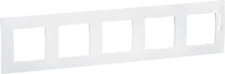 Niloe Frame 5 Positions White Np115wh Legrand Np115wh