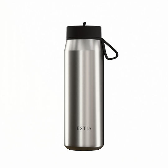 Estia Pulse Save The Aegean Рециклируема Бутилка Термос Неръждаема Стомана Без BPA 500ml Четкан