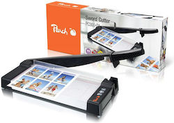 Peach Guillotine Tabletop Cutting Machine 33cm for Sheets Up to A4 Peach Guillotine Tabletop Cutting Machine 33cm for Sheets Up to A4