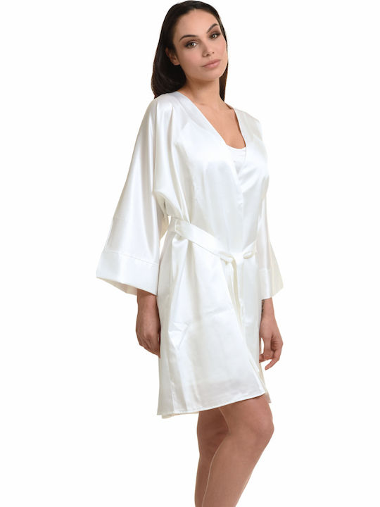 Miss Rosy Sommer Damen-Robe Ecru Miss Rosy Sommer Damen-Robe Ecru