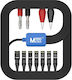 MaAnt 8-in-1 Boot Testing Kabel Iphone 7 bis 16 Modell M064 Schnelle Diagnose Schwarz