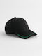 Jockey Cap B166r Beechfield Black Kelly Green