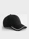 Jockey Cap B166r Beechfield Black White