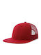 Εξάφυλλο Καπέλο S-snap Atlantis Snapback Δίχτυ Φλατ Γείσο Red