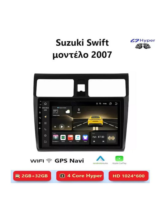Suzuki Swift 2007 Android Multimedia Carplay Androidauto Gps Wi-fi Bluetooth Sh42