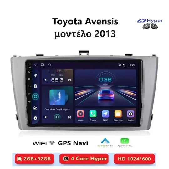 Toyota Avensis 2013 Android Multimedia Carplay Androidauto Gps Wi-Fi Bluetooth Sh117
