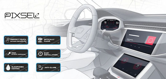 Car Screen Protector Gloss 10.9" Compatible with Fiat 500x Facelift